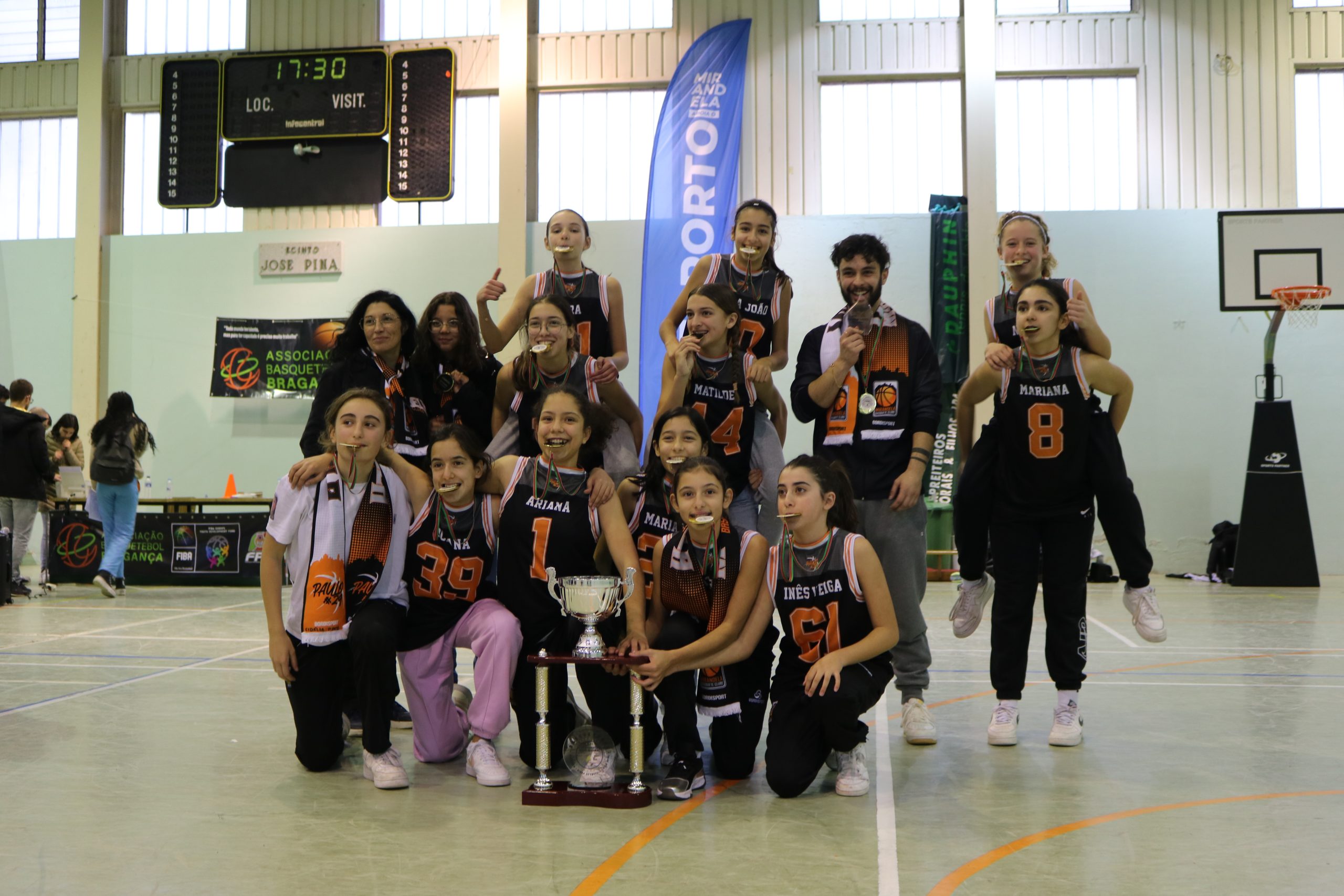 EQUIPA FEMININA DO MIRANDELA BASQUETE CLUBE APURADA PARA O NACIONAL